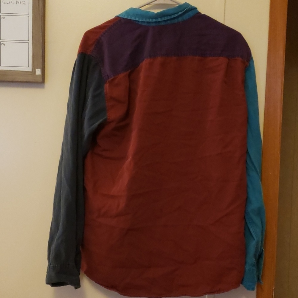 Pacsun Multi Color Button Up - image 5